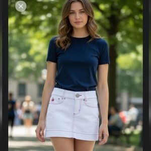 Vintage Y2K Miss Sixty Denin Mini Skirt 90's Pop Culture Size Small